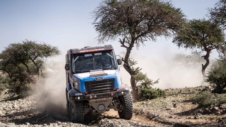 Albert Llovera durante una prueba del Rally Dakar 2024