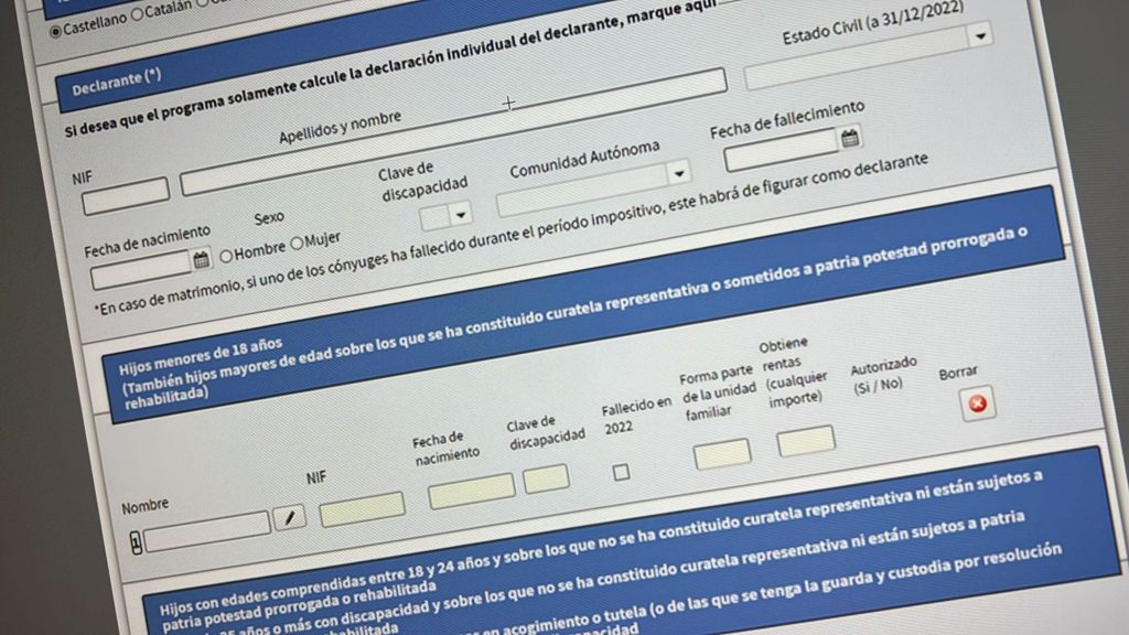 Plan de pensiones en la Declaración de la Renta