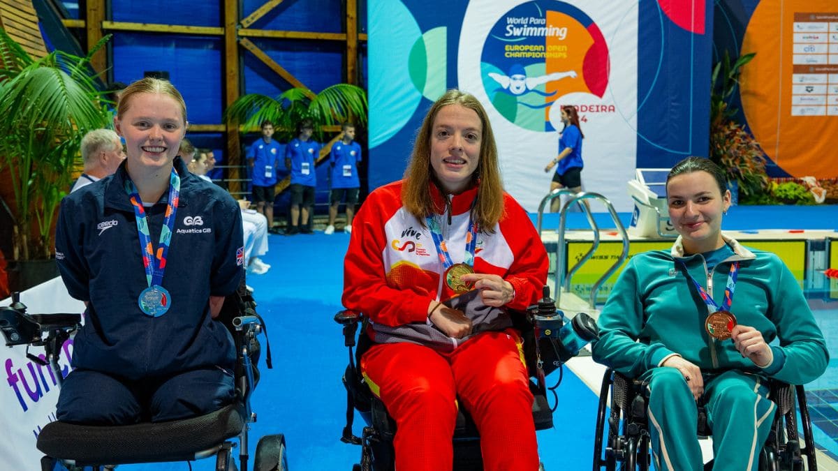 Marta Fernández consigue la medalla de oro en el Europeo de Natación Paralímpica