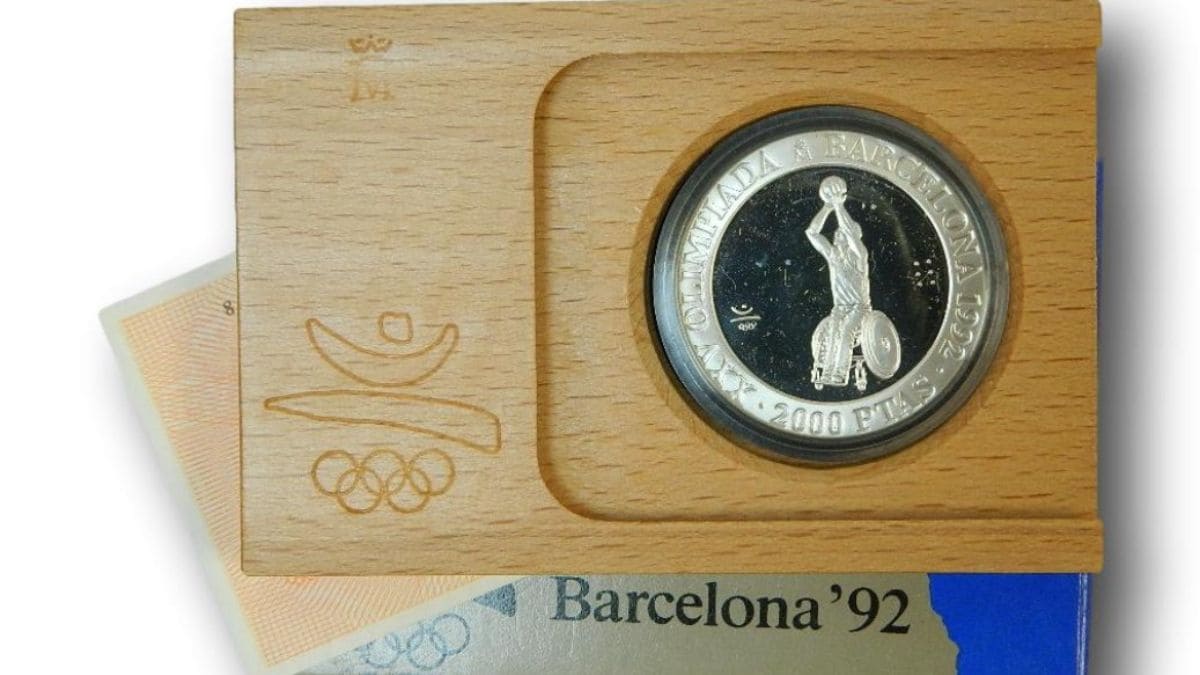 Moneda conmemorativa Juegos Paralímpicos Barcelona 92