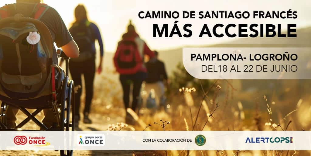 12 personas con discapacidad van a recorrer el Camino de Santiago Francés entre Pamplona y Logroño