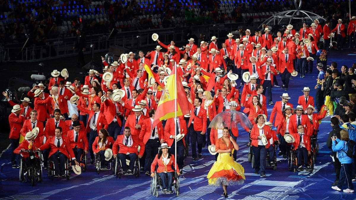 España en la ceremonia de inauguración de los Juegos Paralímpicos de Río de Janeiro 2016