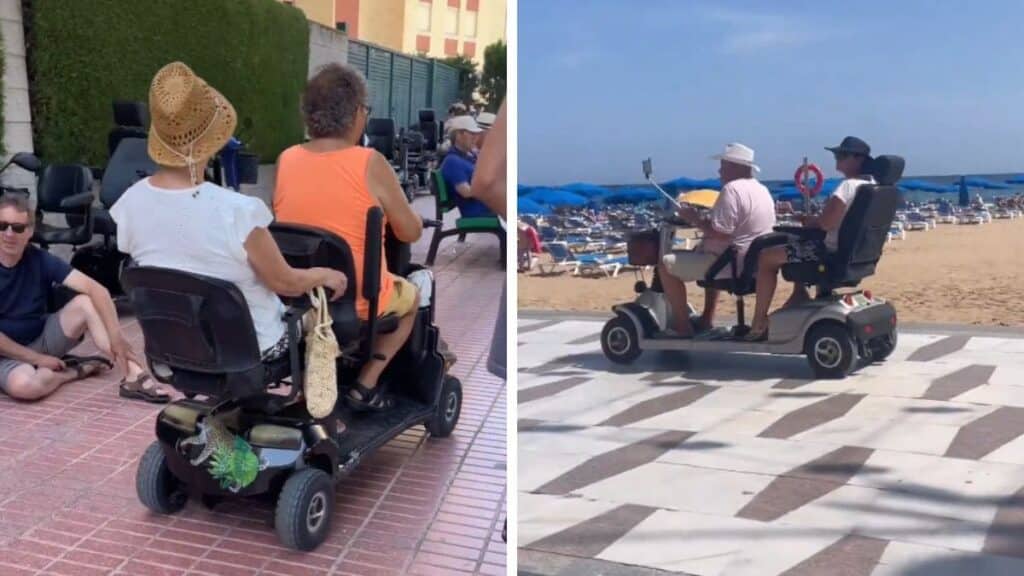 Benidorm "estalla" ante la invasión de scooter para movilidad reducida