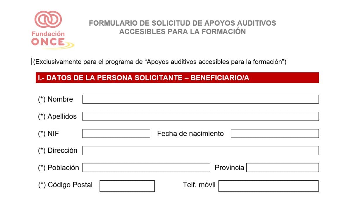 Fundación ONCE lanza ayudas económicas para personas con discapacidad auditiva