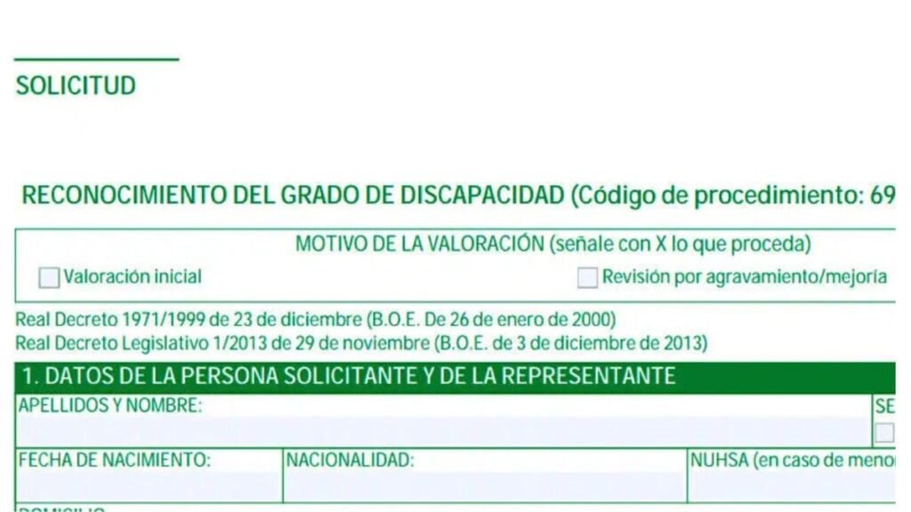 Tutorial solicitar grado discapacidad Andalucía