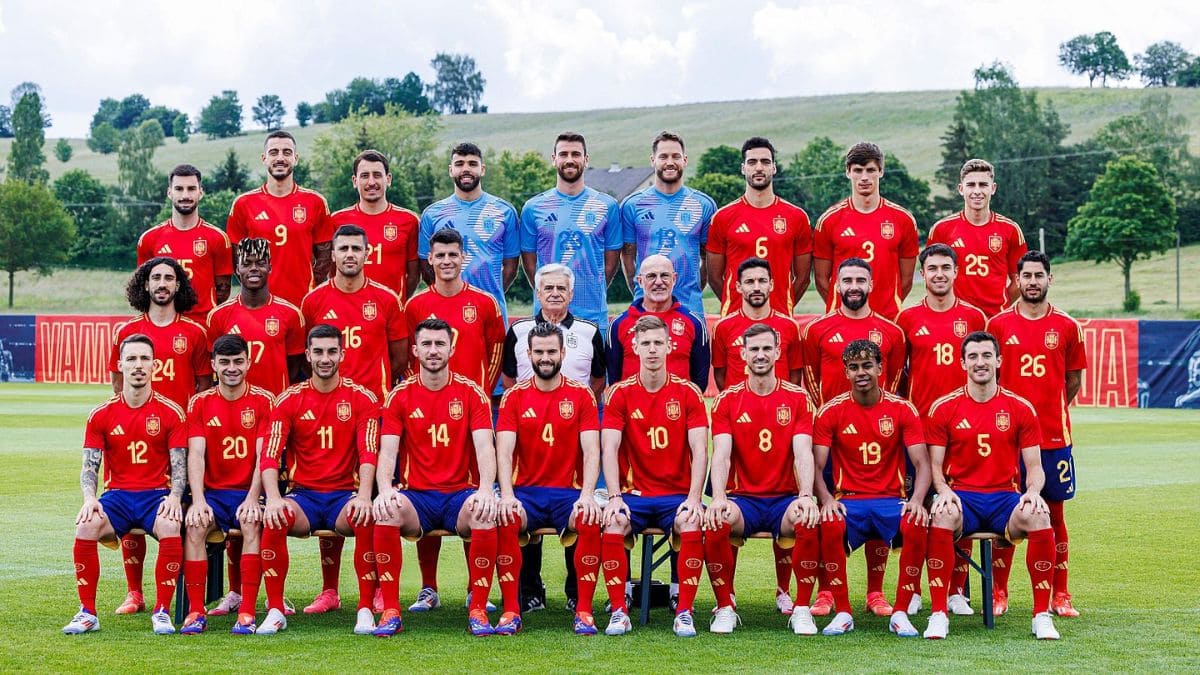 Los 26 jugadores que conforman la convocatoria de España en la Eurocopa 2024