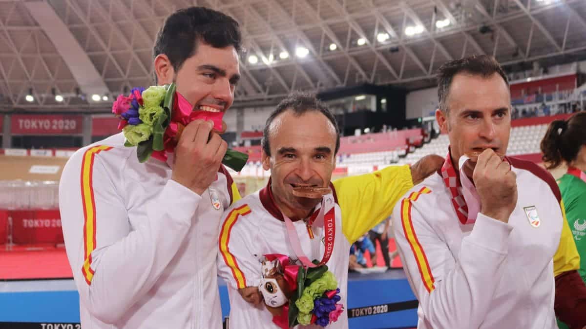 Cabello, Ten y Jaramillo, medalla de bronce en los Juegos Paralímpicos