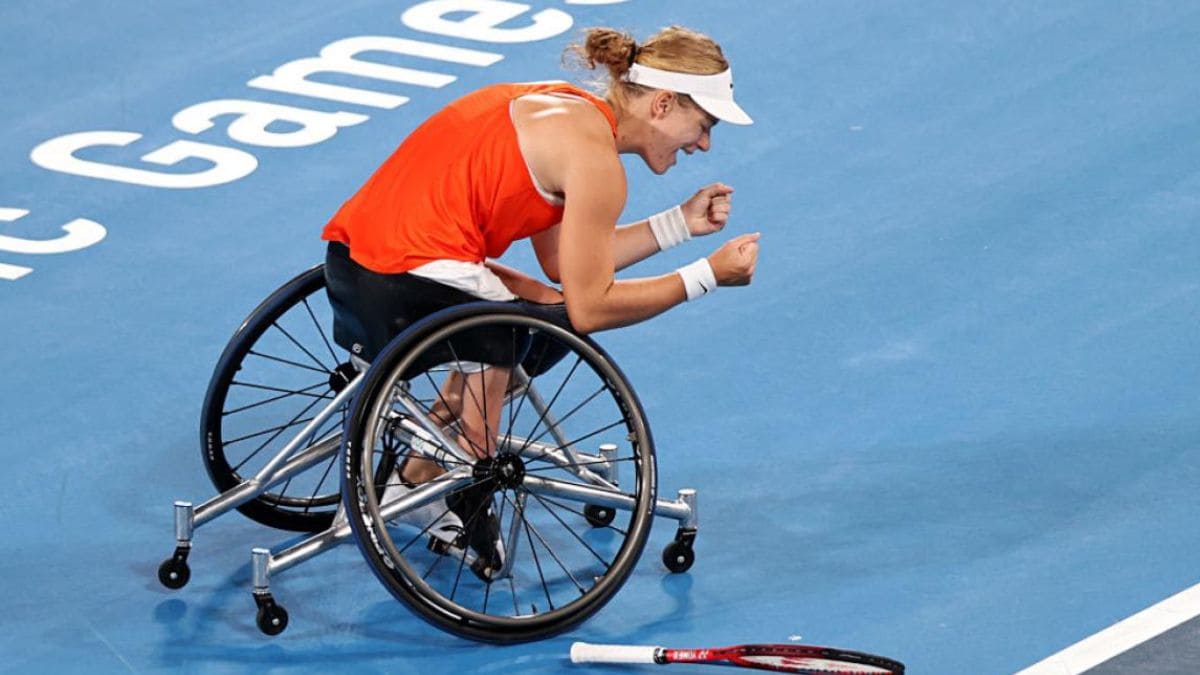 Diede de Groot, jugadora de tenis en silla de ruedaS