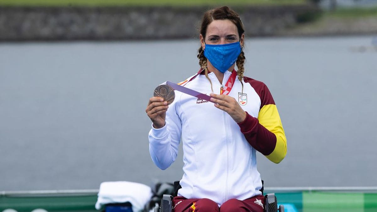 Eva Moral, medallista de bronce en los Juegos Paralímpicos