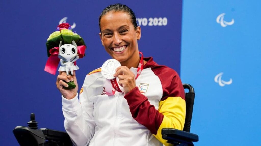 Teresa Perales, medalla de plata en los Juegos Paralímpicos