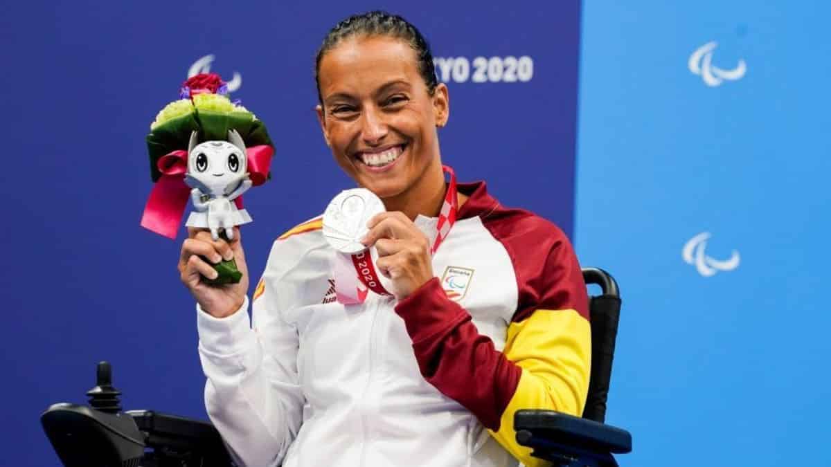 Teresa Perales, medalla de plata en los Juegos Paralímpicos