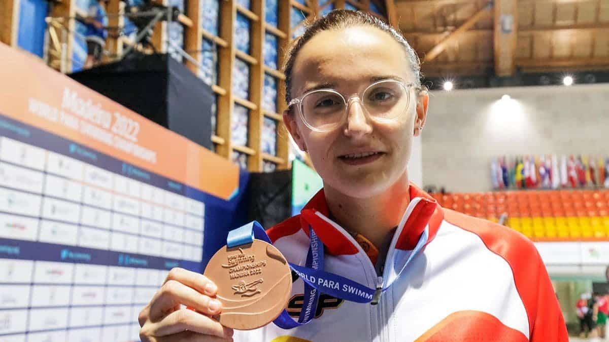 La nadadora Maria Delgado es una de las candidatas al Consejo de Deportistas del Comité Paralímpico Internacional