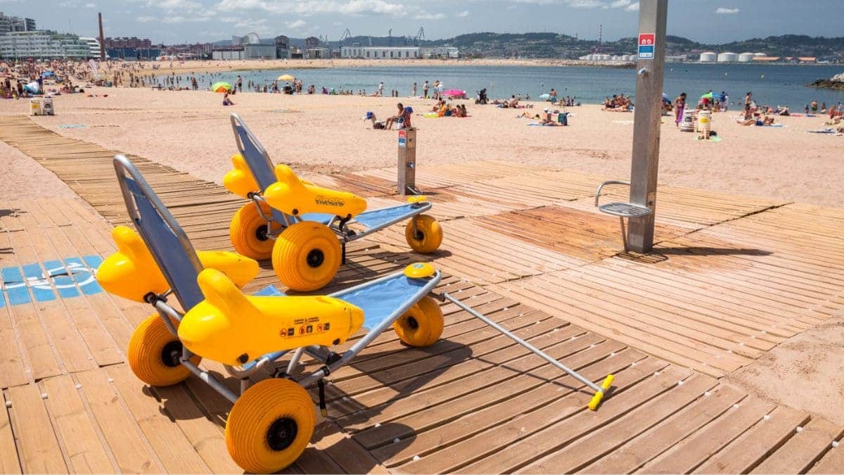 Playa accesible que podemos encontrar en Murcia