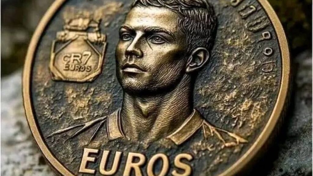 Moneda de Cristiano Ronaldo