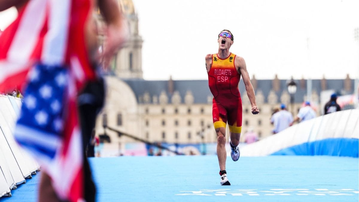 Nil Riudavets, medalla de bronce en para triatlón en los Juegos Paralímpicos de París 2024