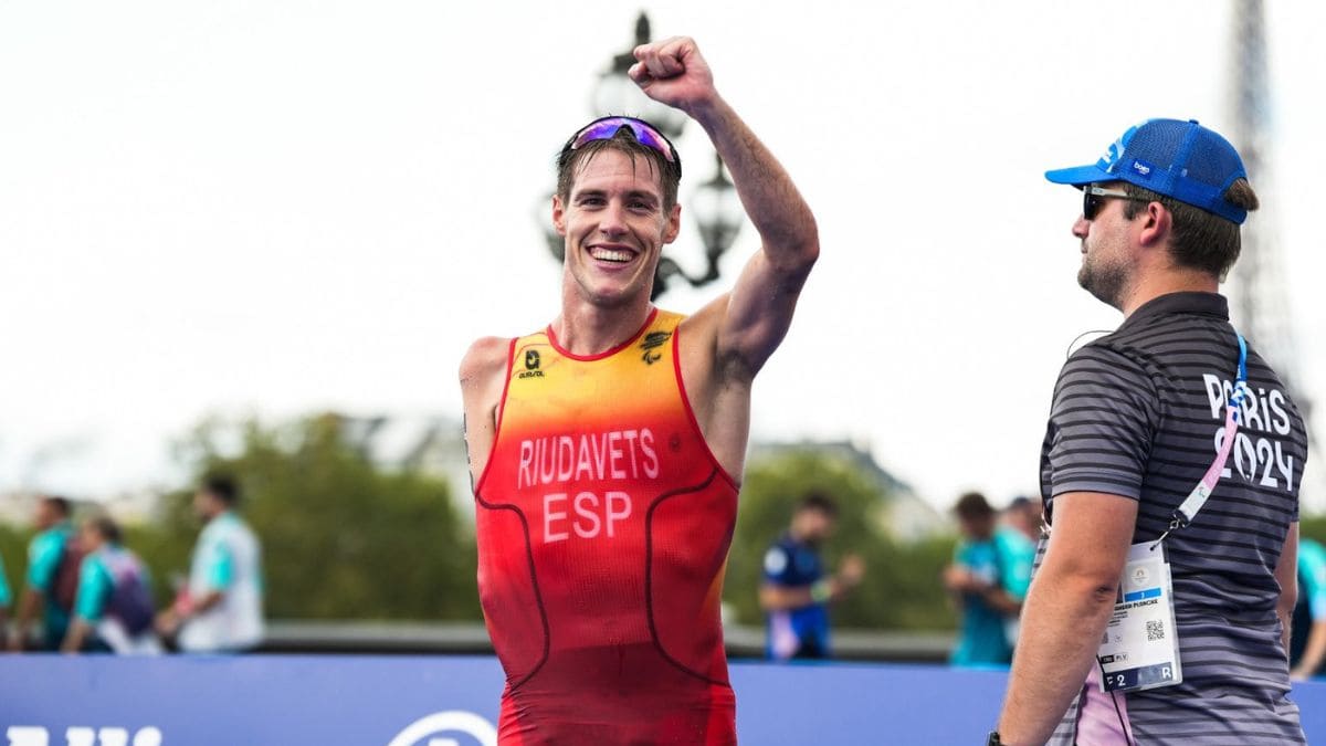 Nil Riudavets, medalla de bronce en para triatlón en los Juegos Paralímpicos de París 2024