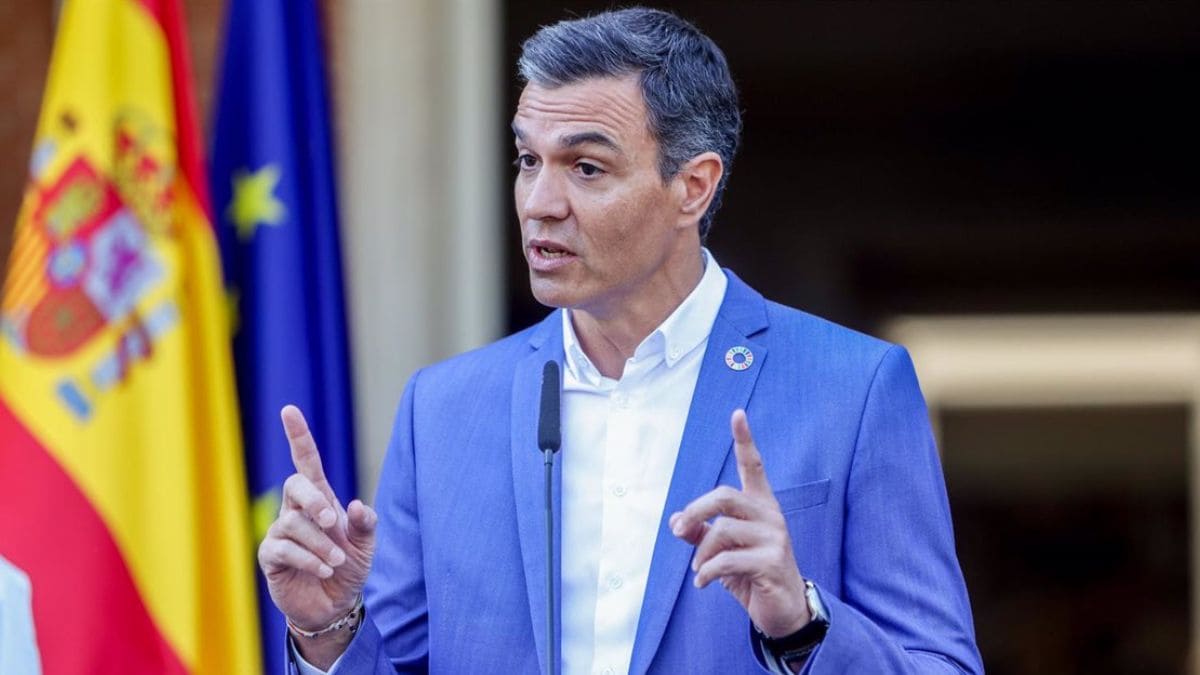 Pedro Sánchez, presidente del Gobierno de España jubilación