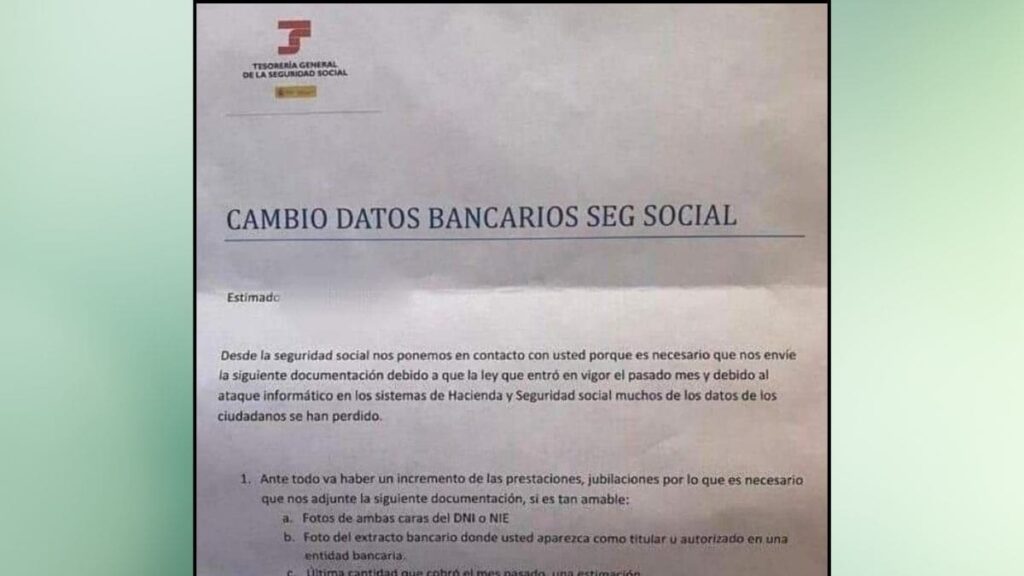 Estafa con suplantación a la Seguridad Social