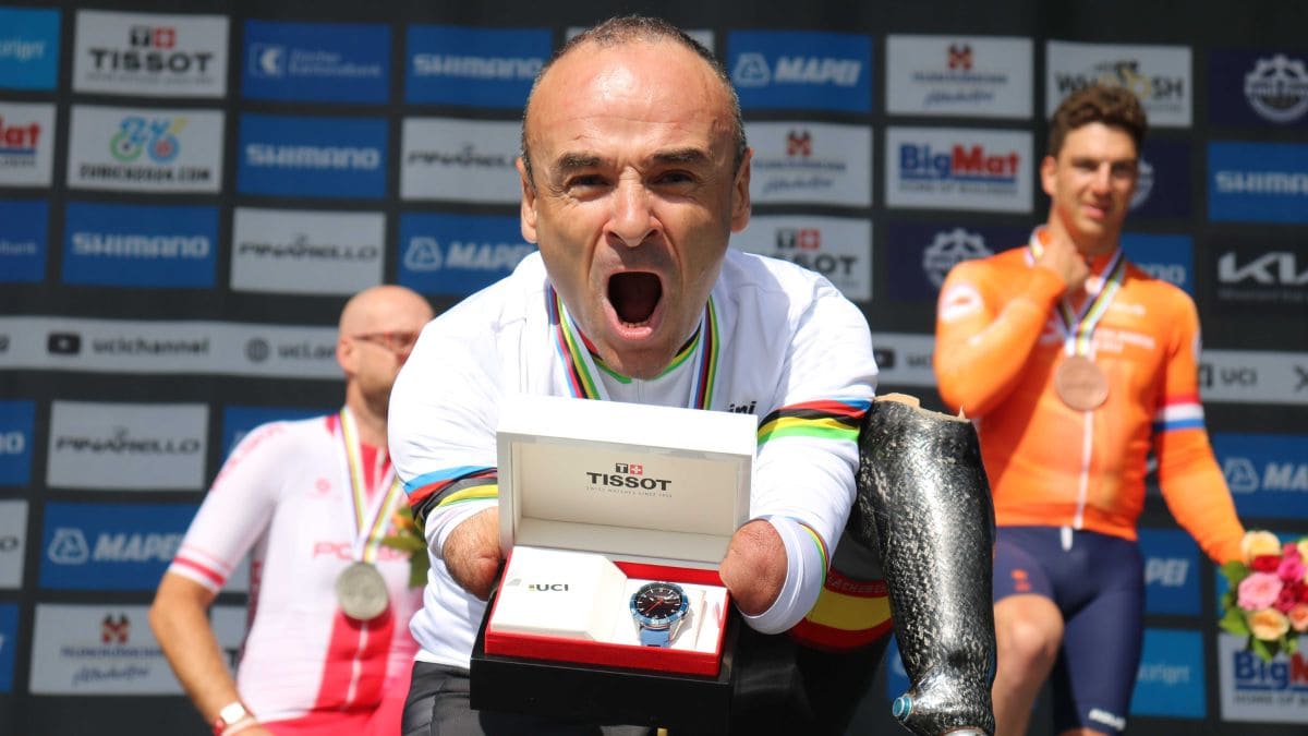 Ricardo Ten se proclama campeón del mundo de ciclismo paralímpico en Zurich