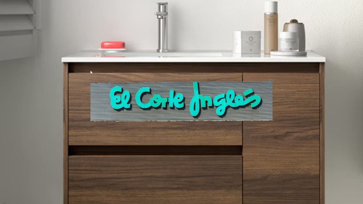 Mueble de baño con dos cajones de El Corte Inglés