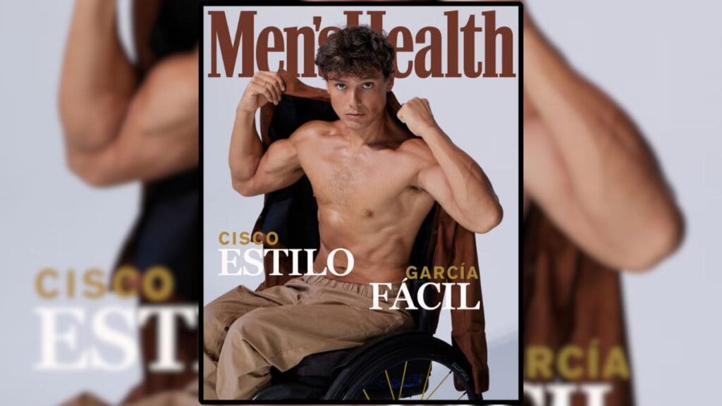 El paralímpico Cisco García, nueva portada de la prestigiosa revista Men’s Health