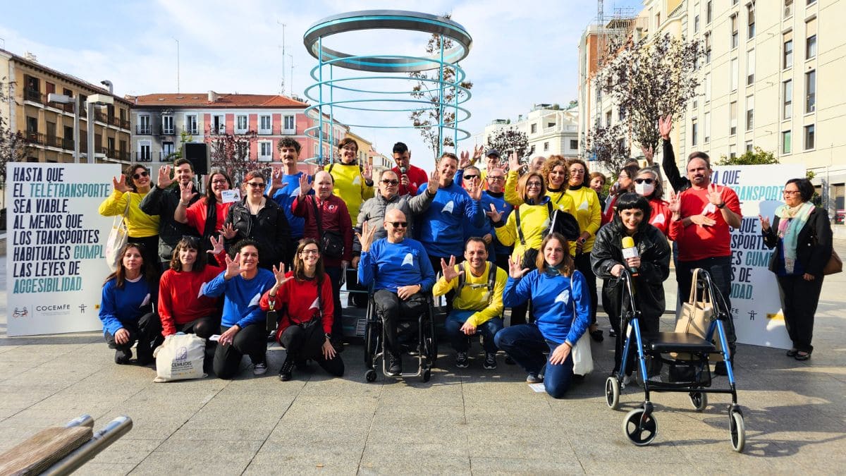 Stark Trek y el teletransporte, protagonista de la nueva campaña de COCEMFE para exigir accesibilidad del transporte