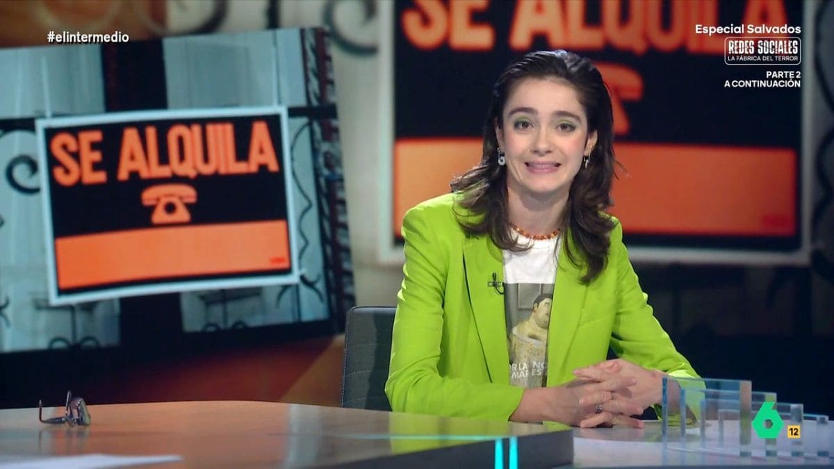 Inés Rodríguez durante su intervención en El Intermedio