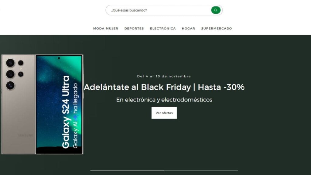 Adelántate al Black Friday con El Corte Inglés