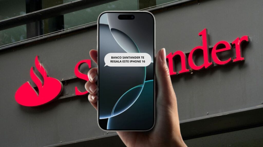 Banco Santander 'regala' un iPhone 16 a sus clientes