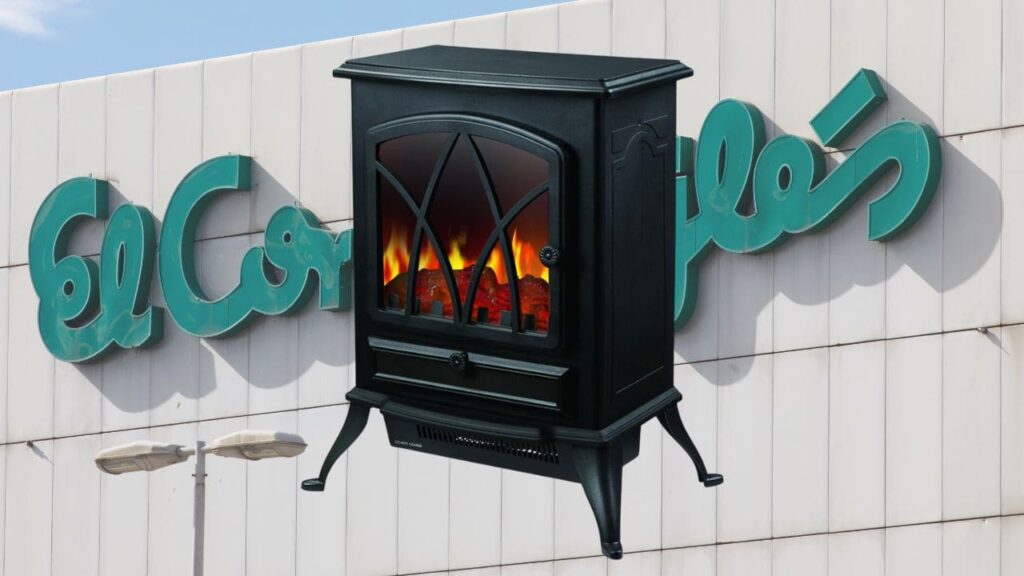 Chimenea eléctrica con descuento en El Corte Inglés