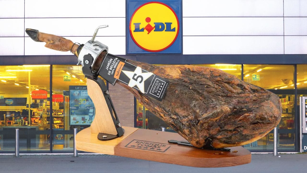 Jamón Ibérico Enrique Tomás en Lidl