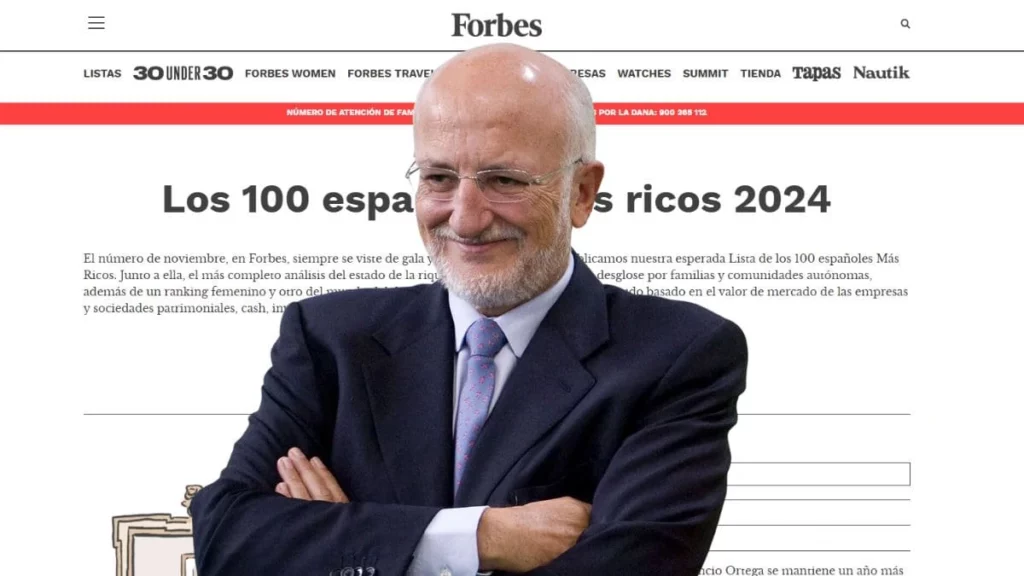 Juan Roig, dueño de Mercadona, sube en la lista Forbes