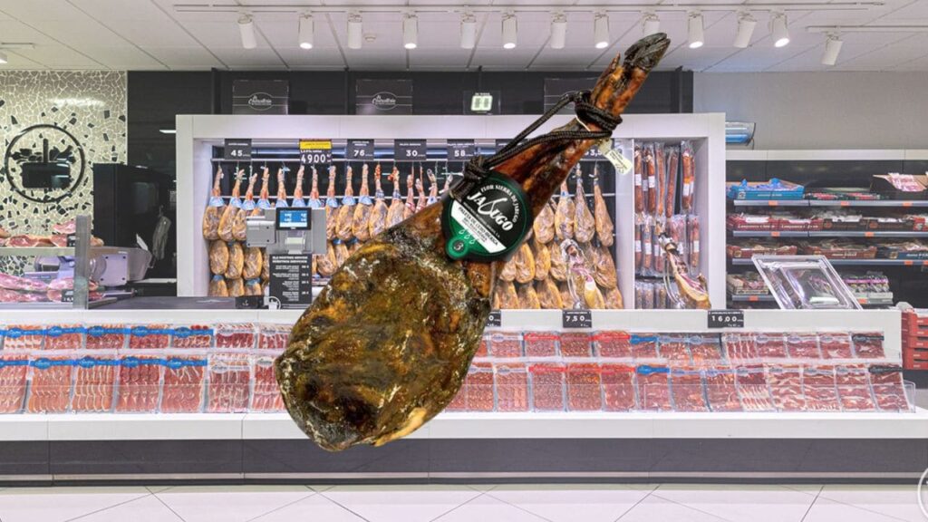 Jamón Ibérico a la venta en Mercadona