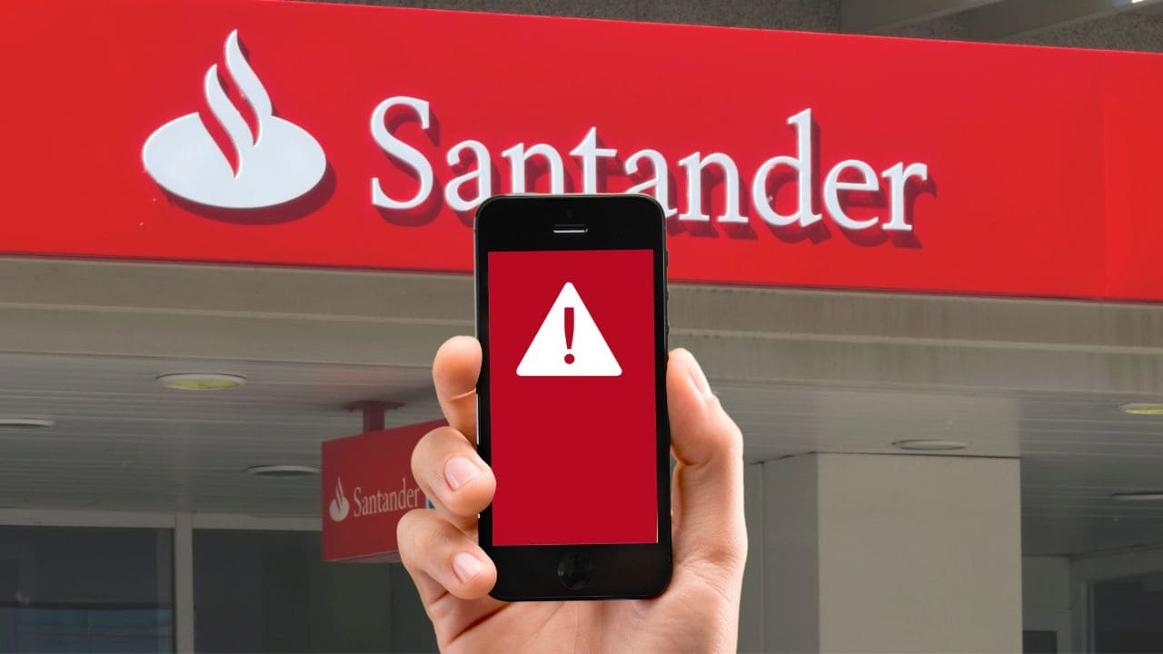 Aviso del Banco Santander sobre estafas