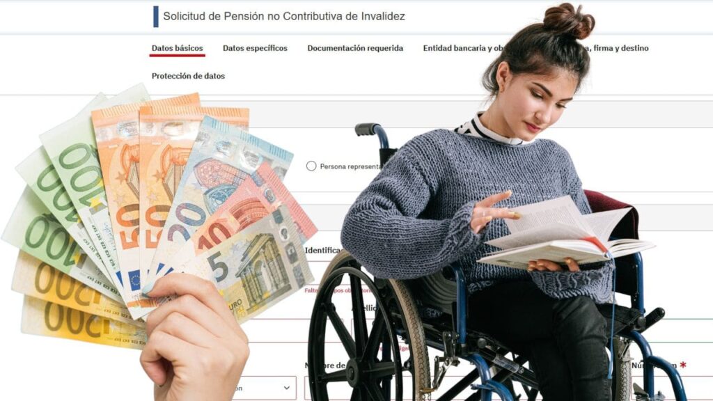 Solicitar pensión no contributiva por invalidez