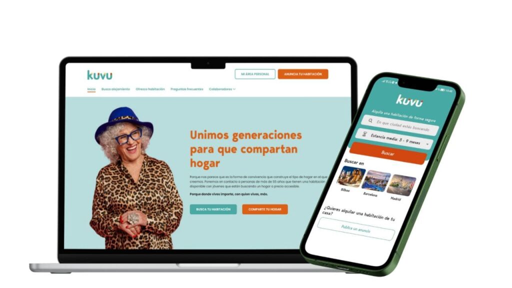 Kuvu, la plataforma que une a personas mayores y jovenes que buscan viviendas