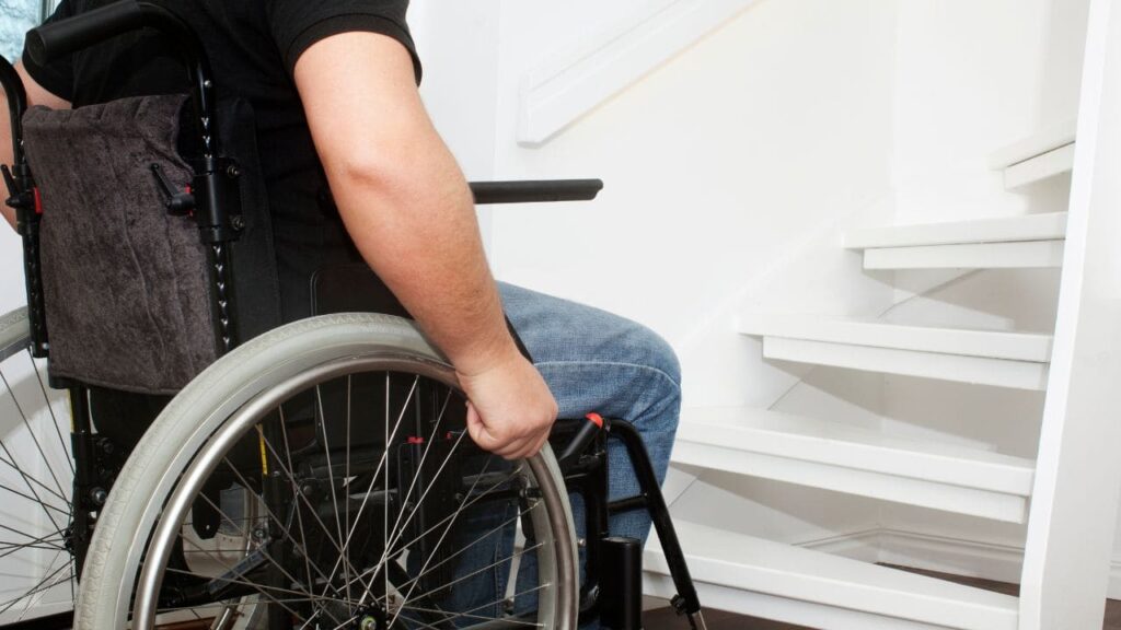 Vivienda no accesible para personas con discapacidad