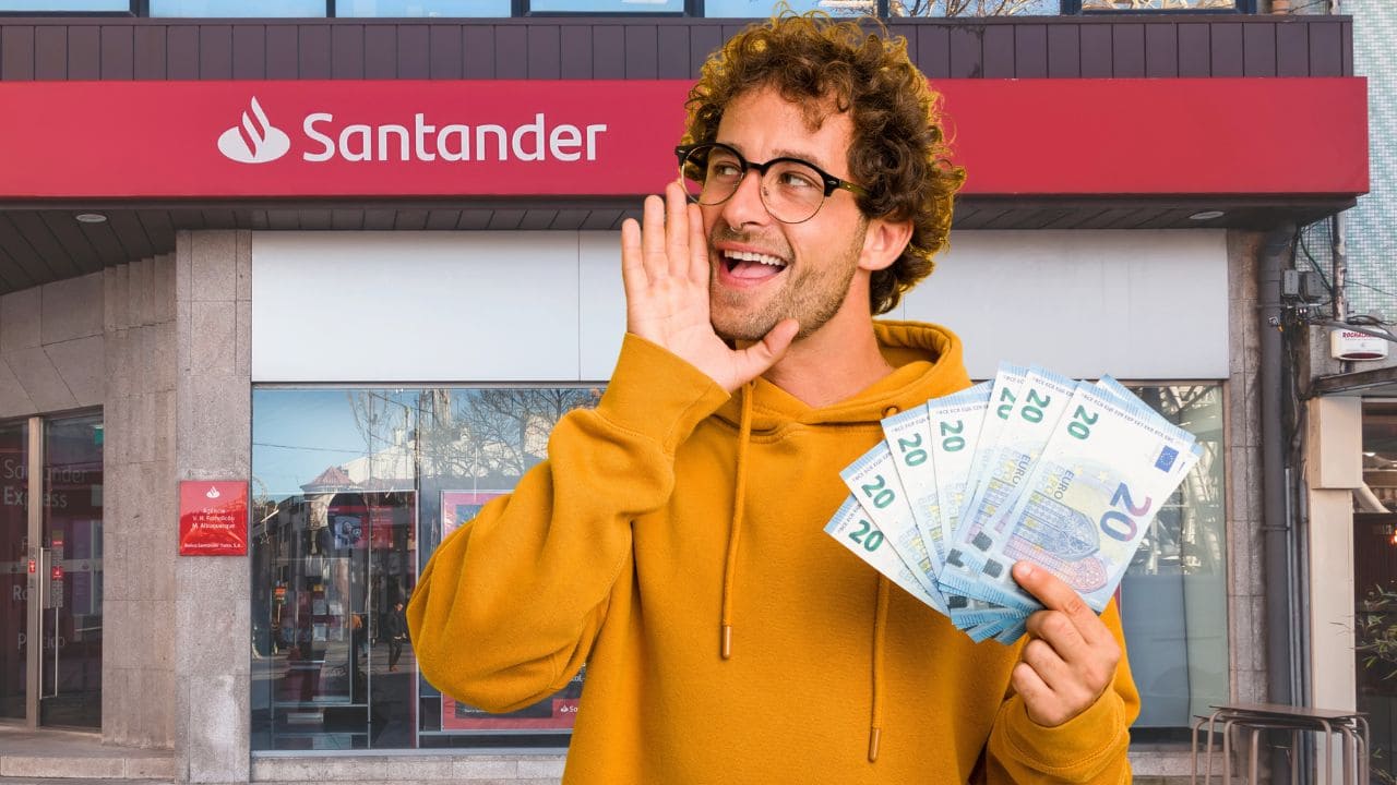 Promoción de Banco Santander por domiciliar la nómina