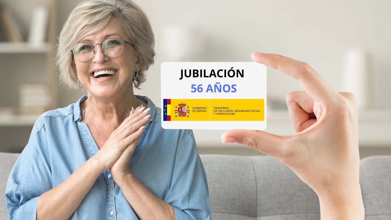 Jubilación a los 56 años en 2025