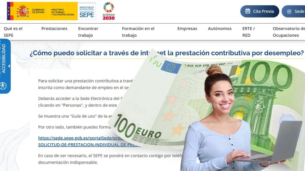 Pasos para solicitar una prestación contributiva por desempleo en internet