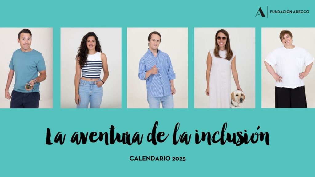 Fundación Adecco lanza un calendario para 2025 con la discapacidad y el empleo como protagonistas