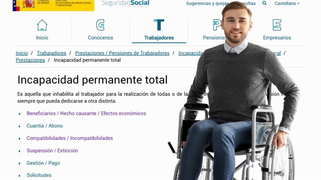 Como afecta la incapacidad permanente total afecta mi derecho a recibir otras prestaciones sociales