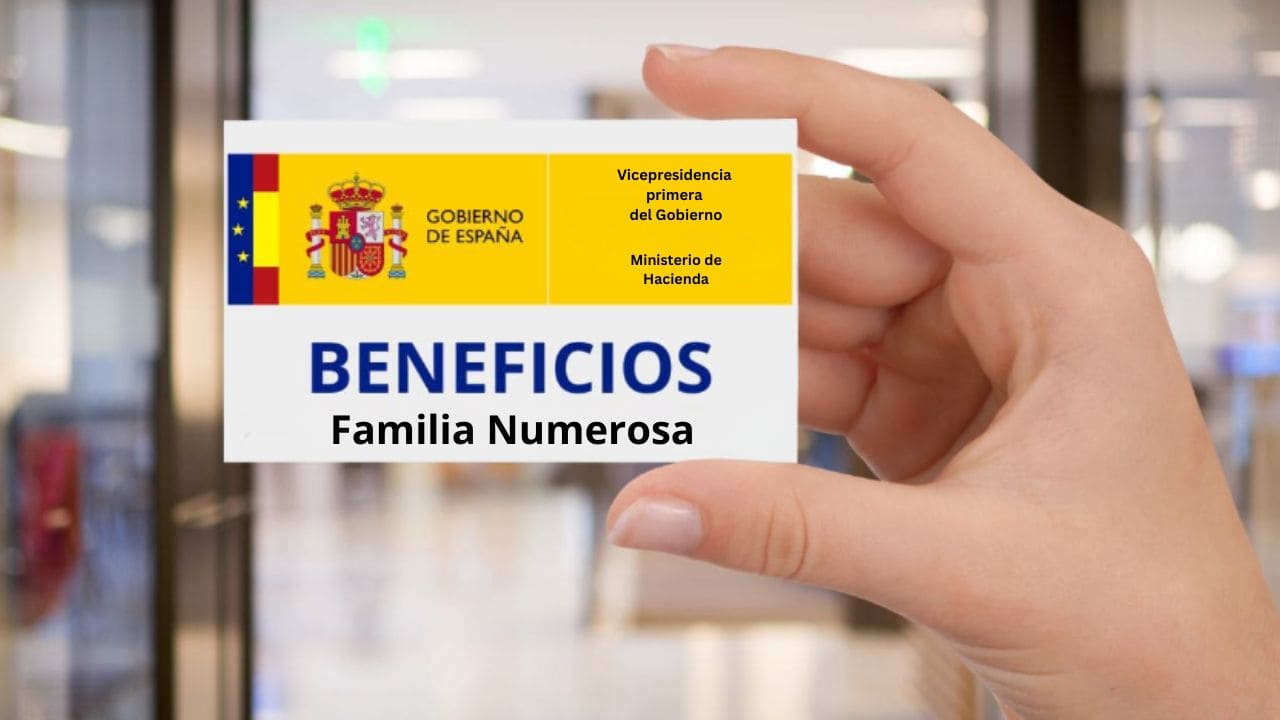 Cómo recibir los 1.200 euros de beneficio fiscal de Hacienda por familia numerosa