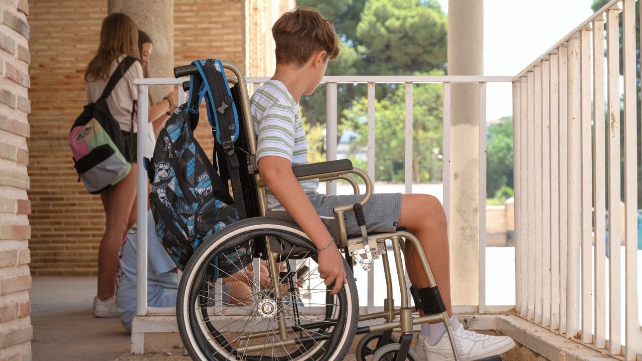 Alumnos con discapacidad motora en la Comunidad de Madrid