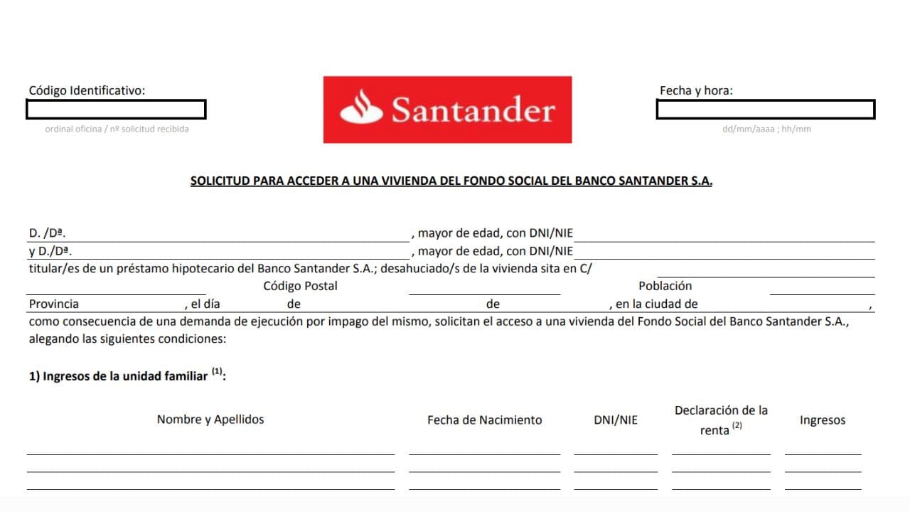 Requisitos para acceder a las viviendas baratas de alquiler de Banco Santander