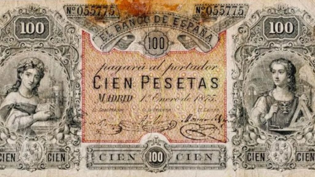 Billete de 100 pesetas