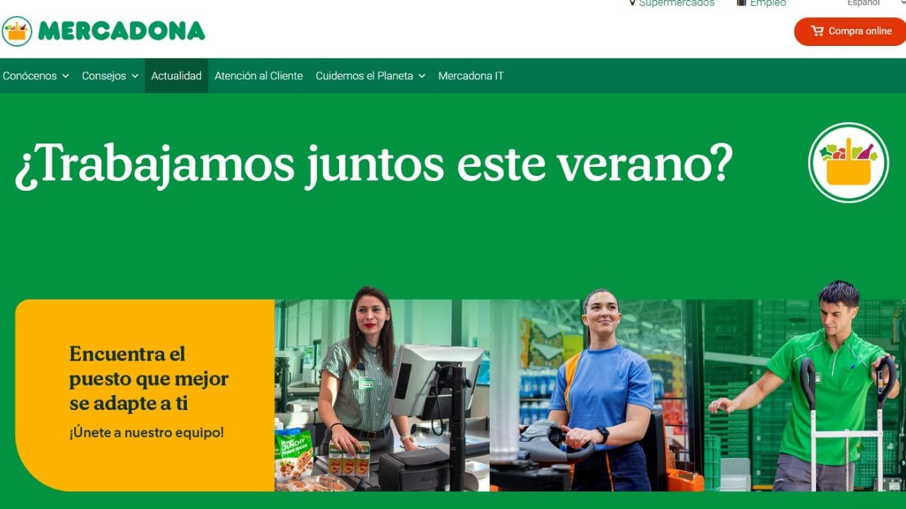 Mercadona ofrece empleo para este verano