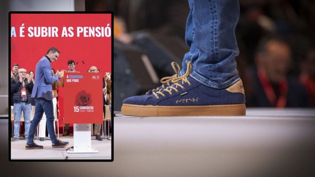 El gesto inclusivo de Pedro Sánchez con unas zapatillas Timpers, creadas por personas con discapacidad